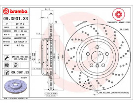 FREN DISKI ARKA COMPOSITE BMW