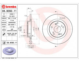 FREN DISKI ARKA DUZ HONDA S2000 99-