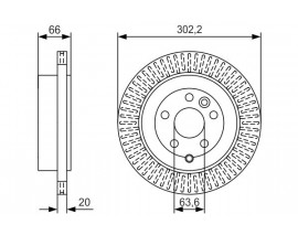 FREN DISKI ARKA FREELANDER 2 L359 2.0 Si4