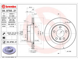 FREN DISKI ARKA HAVALI KAPLAMALI BMW F20-F30-F32-F36