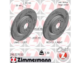 FREN DİSKİ ARKA JAGUAR FPACE 2015- 0986479E61-DF6706S