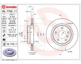 FREN DISKI ARKA KAPLAMALI HAVALI BMW E46 2001-2005