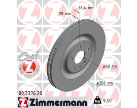 FREN DİSKİ ARKA KAPLAMALI HAVALI TOUAREG-A6-A7-A8-Q8-E TRON 986479E41-DF6750S