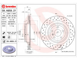 FREN DISKI ARKA MERCEDES GLE-CLASS W166-ML-CLASS W166