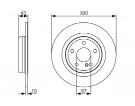 FREN DISKI ARKA MERCEDES SLK-CLASS R172 11