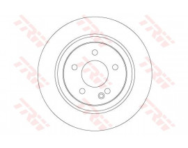 FREN DISKI ARKA MERCEDES VITO W447 14