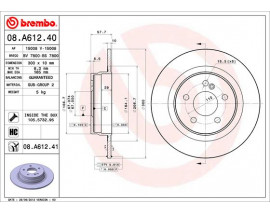 FREN DISKI ARKA MERCEDES W204 S204 C204 C207 A207