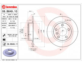 FREN DISKI ARKA MINI R60-R61 MINI COOPER COUNTRYMAN 10- kaplamali