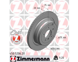 FREN DISKI ARKA RANGE ROVER 3 VOGUE L322 02 12