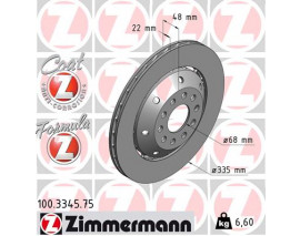FREN DİSKİ ARKA SOL AUDI A6 02-05