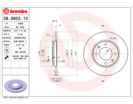 FREN DISKI ARKA STANDARD CITROEN