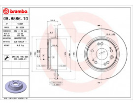 FREN DISKI ARKA STANDARD HONDA