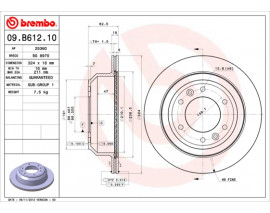 FREN DISKI ARKA STANDARD HYUNDAI