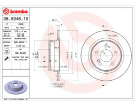 FREN DISKI ARKA STANDARD MERCEDES-BENZ