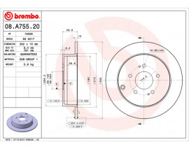 FREN DISKI ARKA STANDARD MITSUBISHI