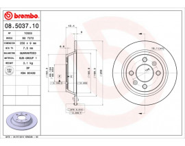 FREN DISKI ARKA STANDARD SAAB