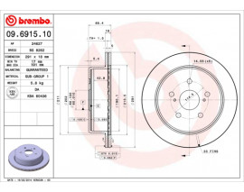 FREN DISKI ARKA STANDARD TOYOTA