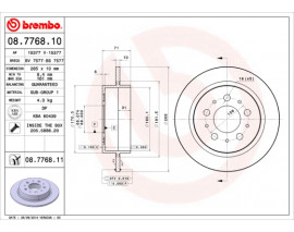 FREN DISKI ARKA STANDARD VOLVO
