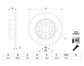 FREN DİSKİ ARKA T-ROC-KAROQ-ATECA-LEON-Q2 2017