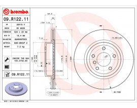 FREN DISKI ARKA UV COATED BMW