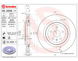 FREN DISKI ARKA UV COATED CHEVROLET