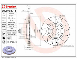 FREN DISKI ARKA UV COATED MERCEDES-BENZ