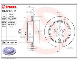 FREN DISKI ARKA UV COATED TOYOTA