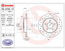 FREN DISKI ARKA XTRA FORD