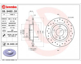 FREN DISKI ARKA XTRA OPEL
