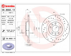 FREN DISKI ARKA XTRA PEUGEOT