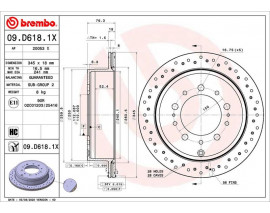 FREN DISKI ARKA XTRA TOYOTA
