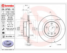 FREN DISKI BMW E87-E90-E92 ARKA HAVALI