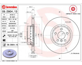 FREN DISKI BMW G-01/02/29/20/30/31 ON TEK