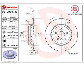 FREN DISKI BMW G-20/21/23/30/80 B46/48/57 ARKA SAG