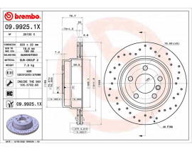 FREN DİSKİ BMW X5 E70 02/06-07/13-BMW X5 F15. F85 08/13-07/18-BMW X6 E71. E72 06/07-07/14-BMW