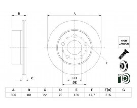 FREN DİSKİ BOXER DUCATO 14 DUCATO 21 JUMPER MOVANO C