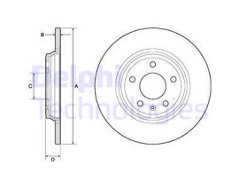 FREN DİSKİ ÇİFTLİ PAKET - BOYALI. DELİKSİZ ARKA AUDI A4. A5 05/2015