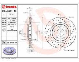 FREN DİSKİ CITRO N C-CROSSER VU. VV 02/07-12/12-CITRO N C-CROSSER ENTERPRISE VU. VV 01/09- -CITR