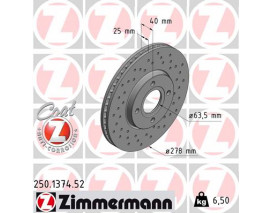 FREN DİSKİ DELİKLİ 0986479C48