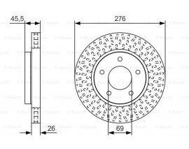 FREN DİSKİ DODGE CALİBER