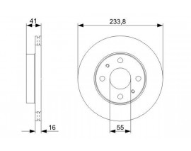 FREN DİSKİ HİJET CARGO 0.7İ TURBO 4WD 01.2002 - 11.2004; MOVE 1.0İ 12V 07.2000 - 09.2002; MOVE 1.0İ