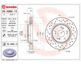 FREN DİSKİ HONDA DONGFENG CR-V RE 03/07- -HONDA DONGFENG CR-V RM 02/12- -HONDA CR-V III RE