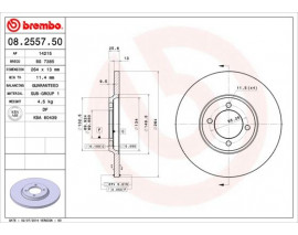 FREN DİSKİ JAGUAR XJ Coupe 09-73-03-96-JAGUAR XJSC Convertible X27 07-85-09-97
