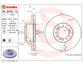 FREN DİSKİ MAN E2000 08/97- -MAN F2000 01/94- -MAN F90 06/86-12/97-MAN M 2000 L 04/95- -MAN TGA 03/0