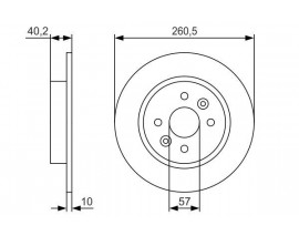 FREN DİSKİ MENTOR I 1.5İ-MENTOR I 1.8İ-MENTOR II 1.6İ-MENTOR II 1.8İ-SEPHİA I 1.5İ 16V-SEPHİA I 1.5İ 0986479597