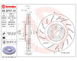 FREN DISKI MERCEDES W221 ON-S320-S350