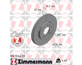 FREN DİSKİ. ÖN. 256 /22-19 MM . HAVA KANALLI. CİVATA KİTİ 986478988-986479B58-DF4235