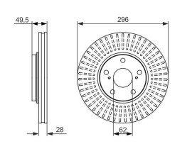 FREN DİSKİ. ÖN. 296.0 /28.0-26.0 MM