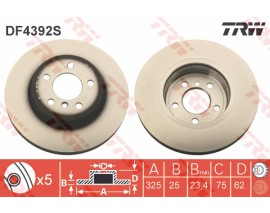 FREN DISKI ON ADET BMW X3 E83 04 10
