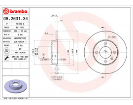 FREN DISKI ON ARKA STANDARD AUDI